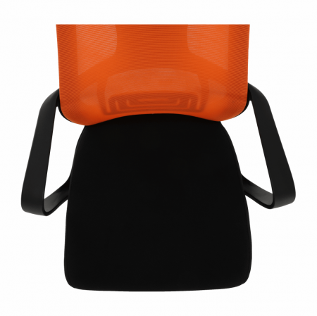 Fotoliu de birou, negru /orange TAXIS NEW [6]