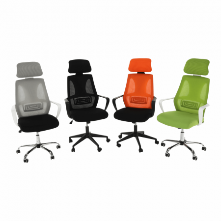 Fotoliu de birou, negru /orange TAXIS NEW [9]