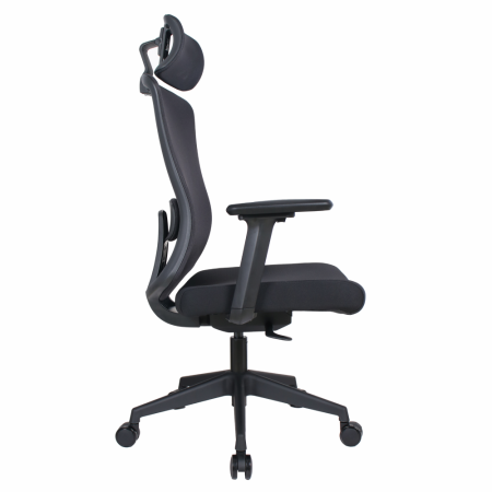 Fotoliu de birou, negru, ROSANO [2]