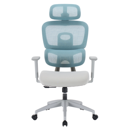 Fotoliu de birou, neomint/gri deschis/gri, ERMEN [10]