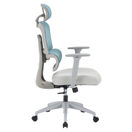 Fotoliu de birou, neomint/gri deschis/gri, ERMEN [13]