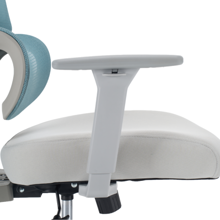 Fotoliu de birou, neomint/gri deschis/gri, ERMEN [9]