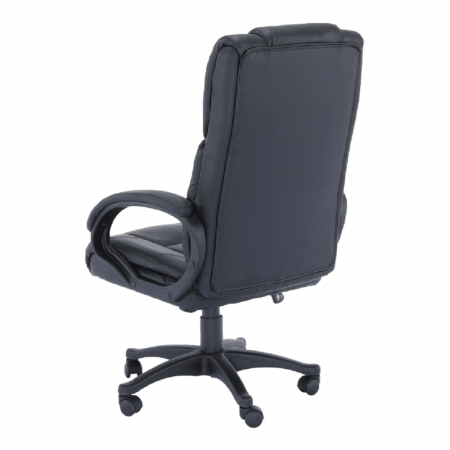 Fotoliu de birou, piele eco neagră, SIEMO NEW [1]