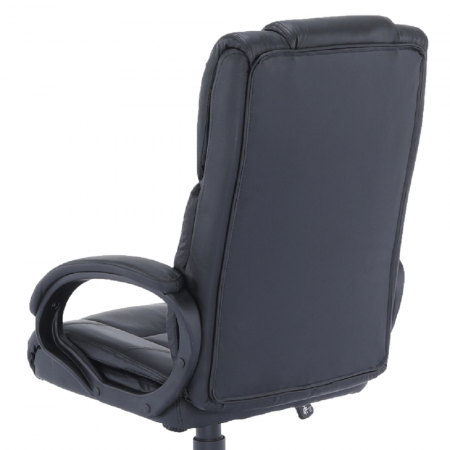 Fotoliu de birou, piele eco neagră, SIEMO NEW [2]