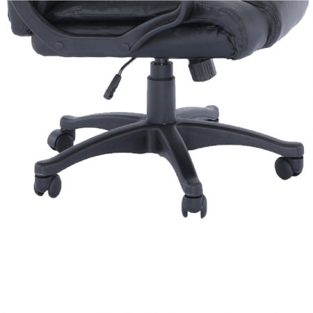 Fotoliu de birou, piele eco neagră, SIEMO NEW [5]