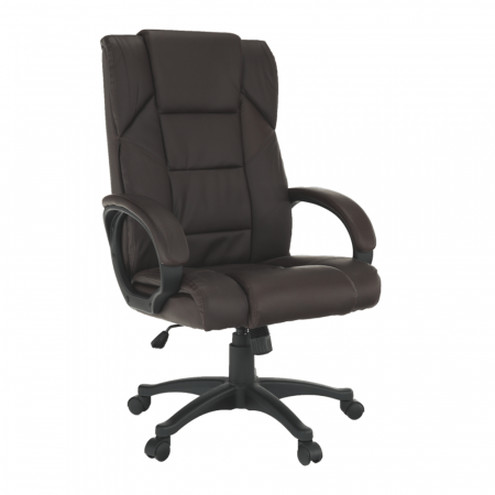 Scaun birou, piele eco maro,,Bortis Impex [3]