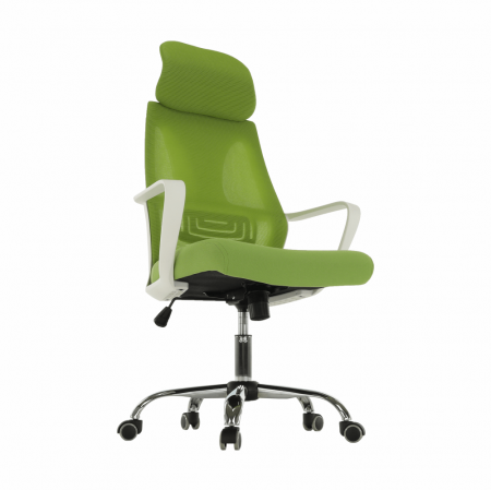 Fotoliu de birou, verde/alb, TAXIS [9]