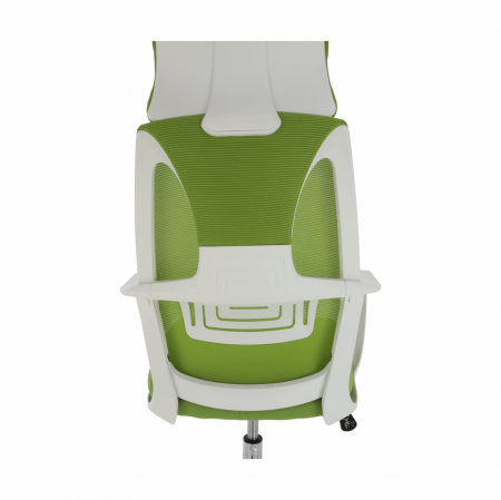 Fotoliu de birou, verde/alb, TAXIS [16]