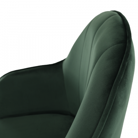 Fotoliu de birou, verde material Velvet /auriu, EROL [13]