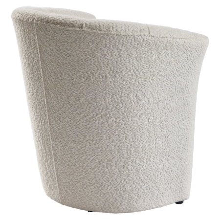 Fotoliu de club, material textil crem Coral, CUBA [12]