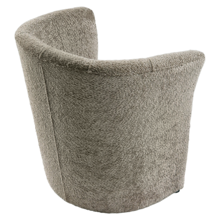 Fotoliu de club, material textil gri-bej Taupe Coral, CUBA [11]