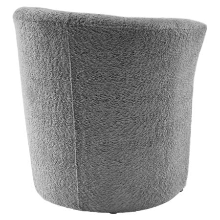 Fotoliu de club, material textil gri Coral, CUBA [9]