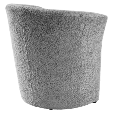 Fotoliu de club, material textil gri Coral, CUBA [10]