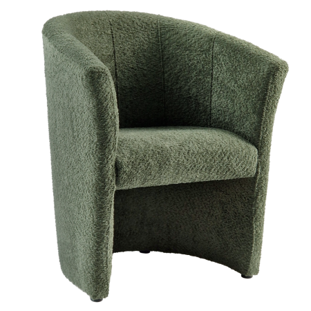 Toate Produsele - Fotoliu de club, material textil verde Coral, CUBA
