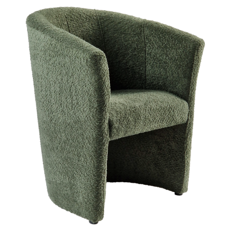 Fotoliu de club, material textil verde Coral, CUBA [5]