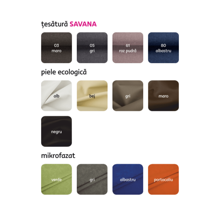 Fotoliu de club, piele eco Damasko negru/material gri, CUBA [3]