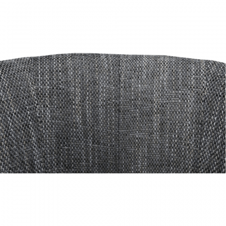 Fotoliu de club, piele eco negru/material gri, CUBA [9]
