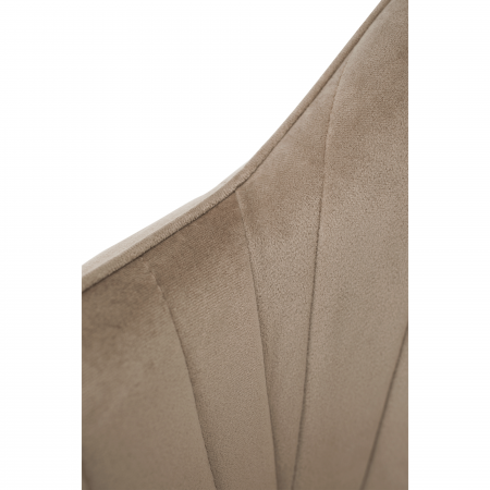Fotoliu de design, catifea Velvet gri maroniu Taupe, ZIRKON [3]
