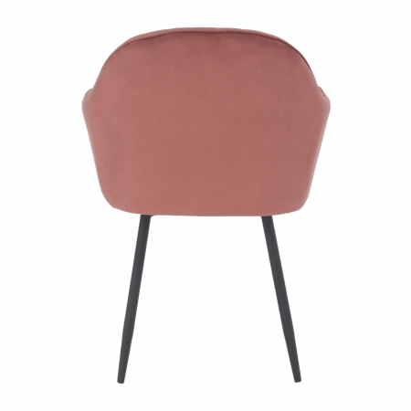 Fotoliu de design, catifea Velvet roz maroniu, ZIRKON [8]