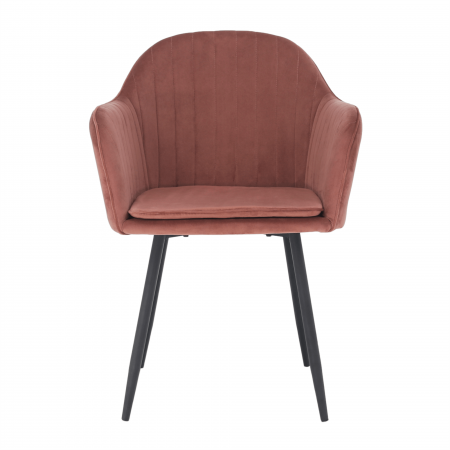 Fotoliu de design, catifea Velvet roz maroniu, ZIRKON [7]