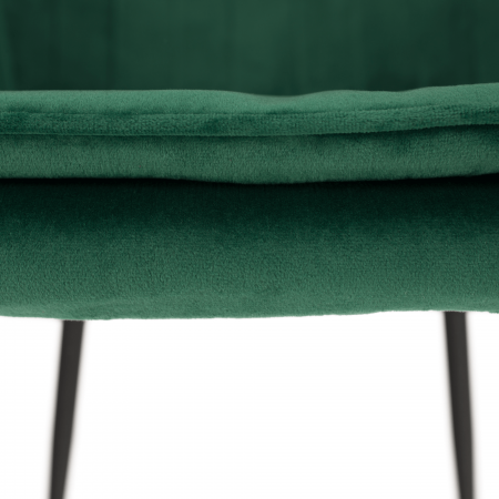 Fotoliu de design, catifea Velvet smarald, ZIRKON [16]