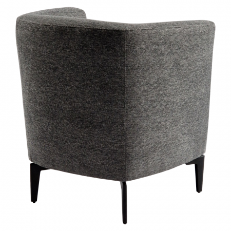 Fotoliu de design, gri / negru, KAPY [7]
