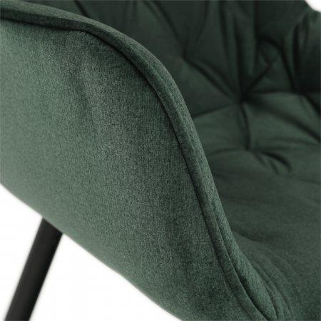 Fotoliu de design, material textil Velvet verde, FEDRIS [11]