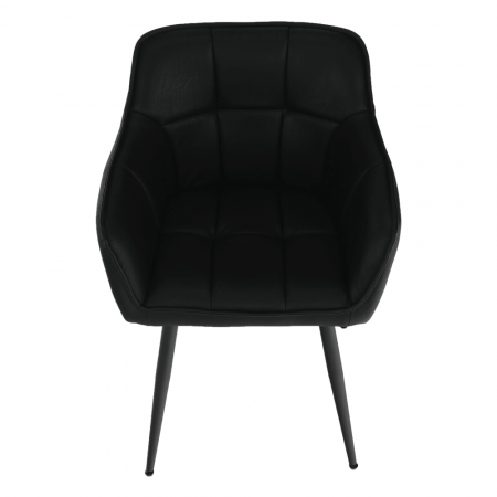 Fotoliu de design, negru, TOPAZ [5]