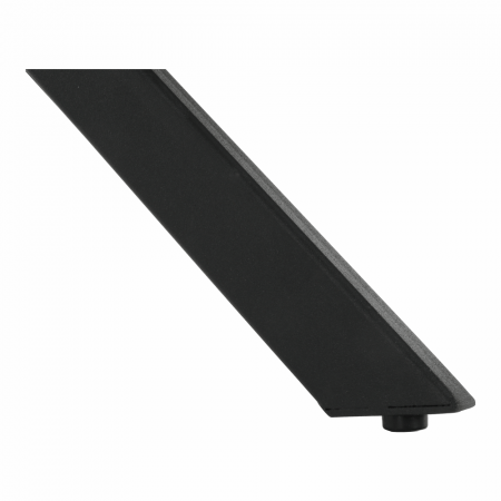 Fotoliu de design rotativ, maro ţesătură cu efect de piele întoarsă/negru, KOMODO [16]
