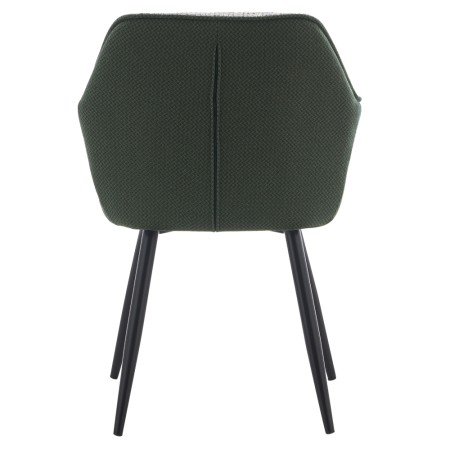 Fotoliu de design, verde/melir gri deschis/negru, KATRIEL [4]