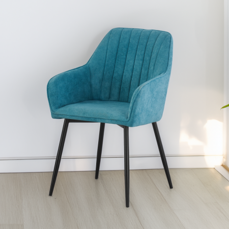 Fotoliu de design, verde/negru, VAJRO [4]