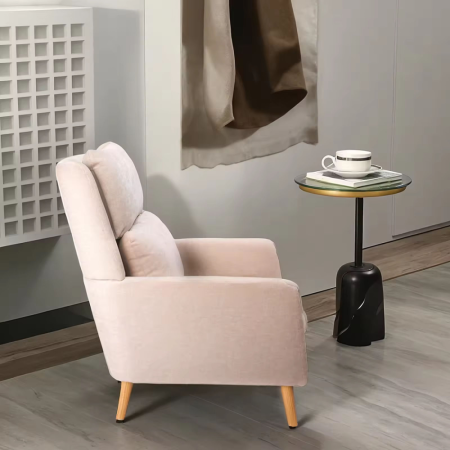 Fotoliu de relaxare, bej, DEMIR [6]