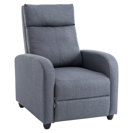 Living - Fotoliu de relaxare, gri, KRESO NEW