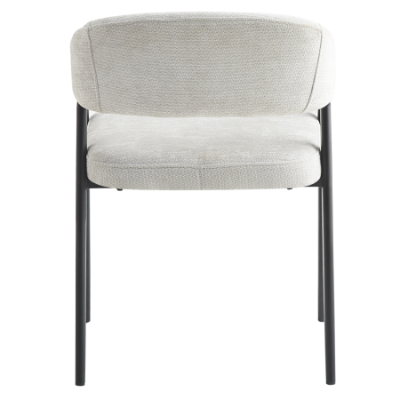 Fotoliu de sufragerie design, gri deschis/negru, NIZAR TYP 2 [3]