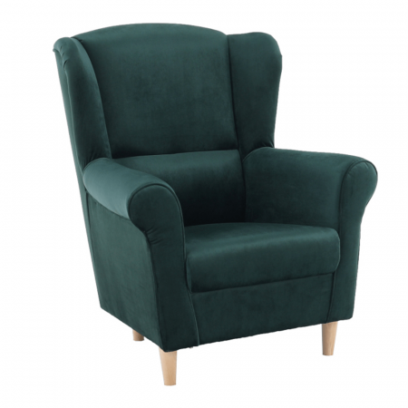 Fotolii balansoar/relaxante - Fotoliu, material smarald, CHARLOT