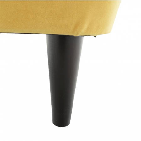 Fotoliu, material textil galben/wenge, RUFINO 3 NEW [6]