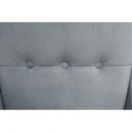 Fotoliu, material textil gri deschis/alb, RUFINO 3 NEW [3]
