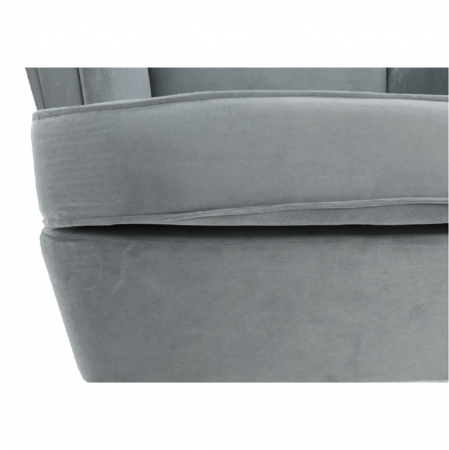 Fotoliu, material textil gri deschis/alb, RUFINO 3 NEW [9]