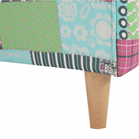 Fotoliu, material textil în stilul patchwork, CHARLOT [8]