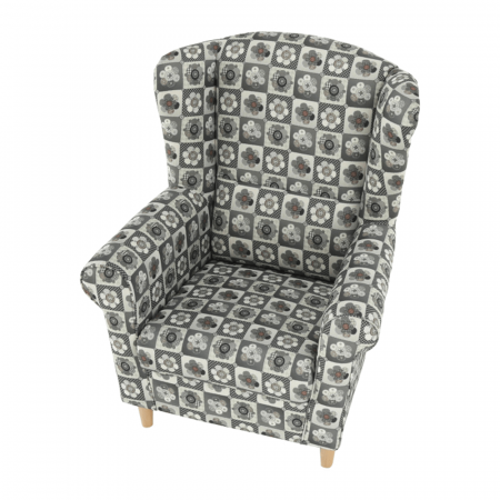 Fotoliu, material textil în stilul patchwork N1, CHARLOT [2]