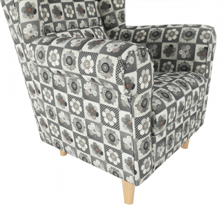 Fotoliu, material textil în stilul patchwork N1, CHARLOT [5]