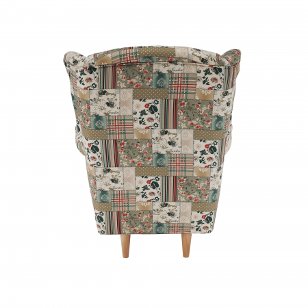 Fotoliu, material textil în stilul patchwork viorica 1, CHARLOT [11]
