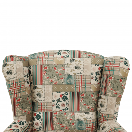 Fotoliu, material textil în stilul patchwork viorica 1, CHARLOT [4]