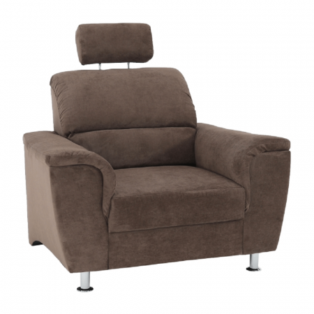 Fotolii balansoar/relaxante - Fotoliu, material textil maro, SANTIAGO