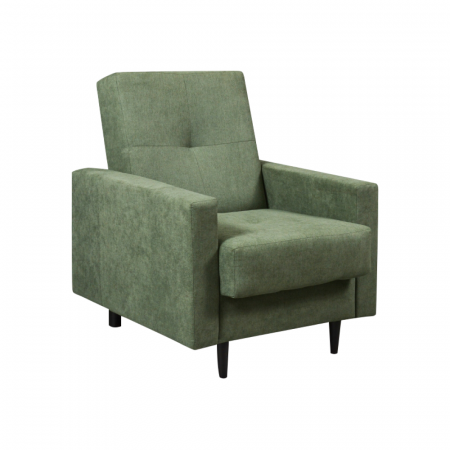 Fotolii balansoar/relaxante - Fotoliu, material textil verde, VALDO