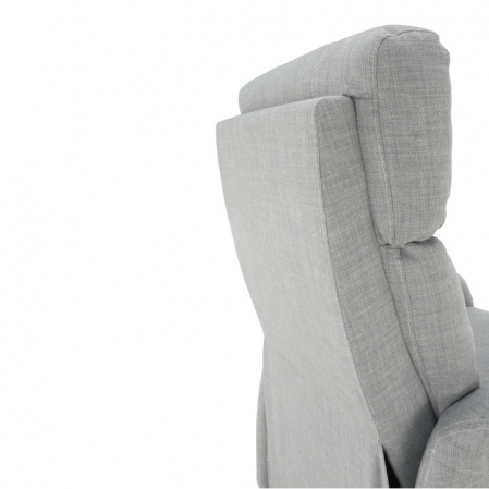 Fotoliu reglabil, material textil gri, FOREST [5]
