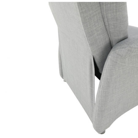 Fotoliu reglabil, material textil gri, FOREST [4]