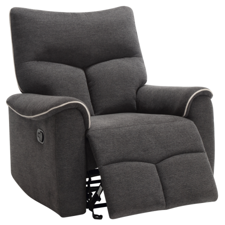Fotoliu relaxant, gri închis/gri deschis, NADER [1]