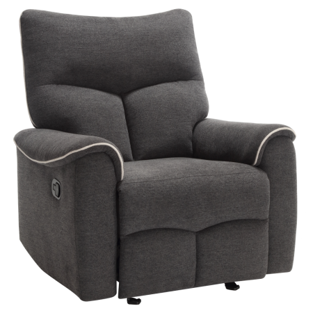 Toate Produsele - Fotoliu relaxant, gri închis/gri deschis, NADER