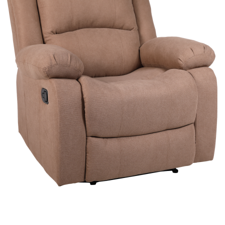 Fotoliu relaxant reglabil, material maro, ASKOY NEW [17]